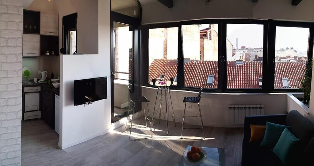 Apartment Savamala Art Belgrad Exteriör bild